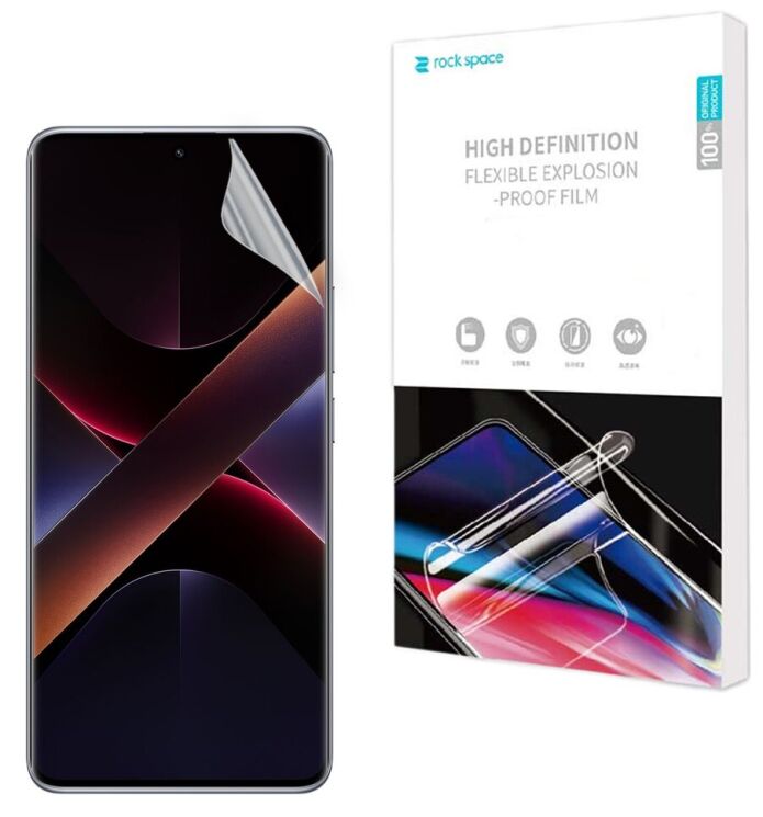 Защитная пленка на экран RockSpace Explosion-Proof SuperClear для Xiaomi Poco X7: фото 1 из 10