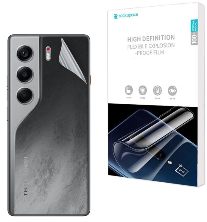 Захисна плівка на задню панель RockSpace Explosion-Proof SuperClear для TECNO Camon 40 (CM5): фото 1 з 1