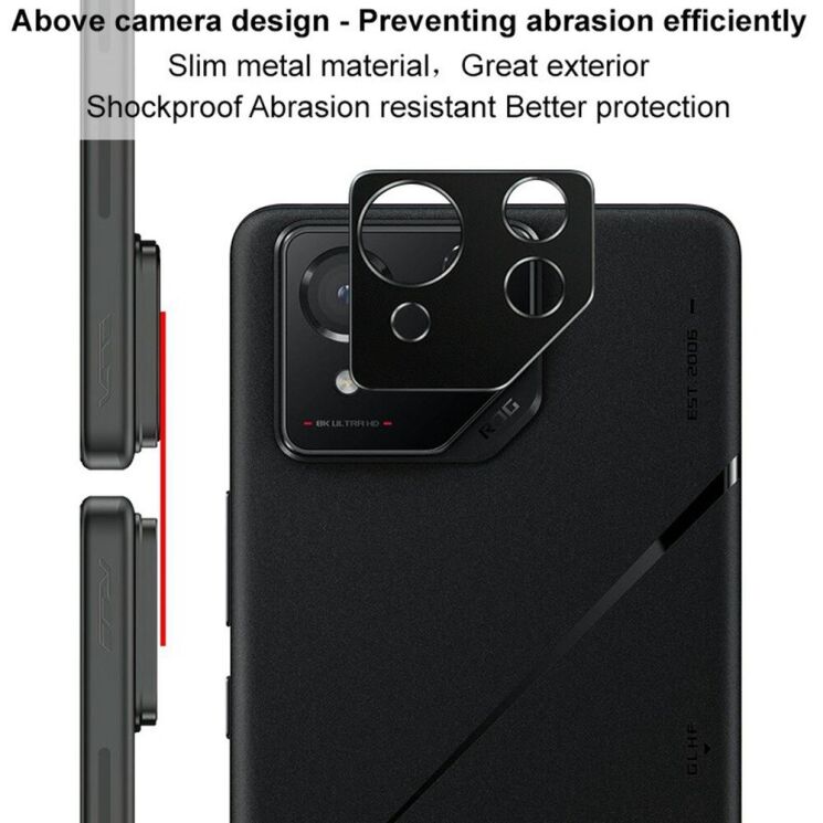 Защитная рамка IMAK Camera Styling для ASUS ROG Phone 8 Pro - Black: фото 4 из 9
