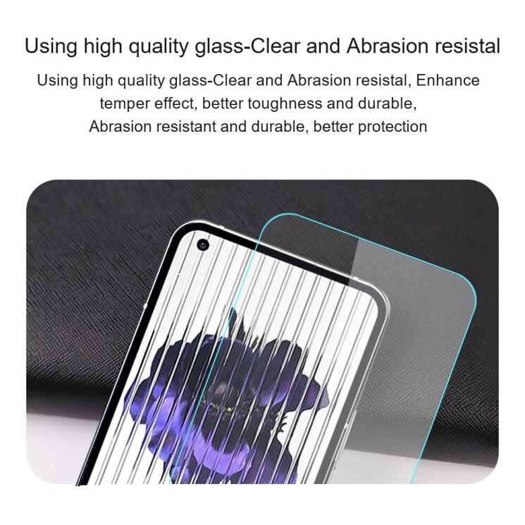 Захисне скло AMORUS Ultra Clear для Nothing Phone (3a) Pro: фото 7 з 9
