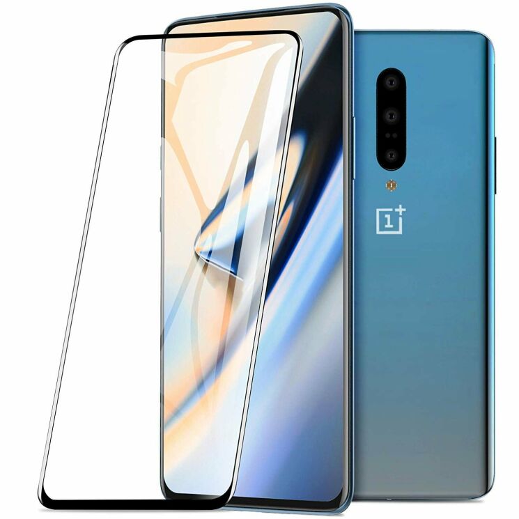 Захисне скло Deexe 5D Full Glue для OnePlus 7 Pro / 7T Pro - Black: фото 1 з 1