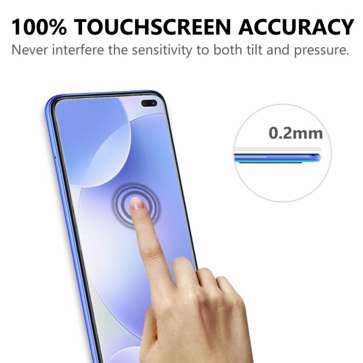 Захисне скло Deexe Crystal Glass для Xiaomi Redmi K30 / Poco X2: фото 7 з 7