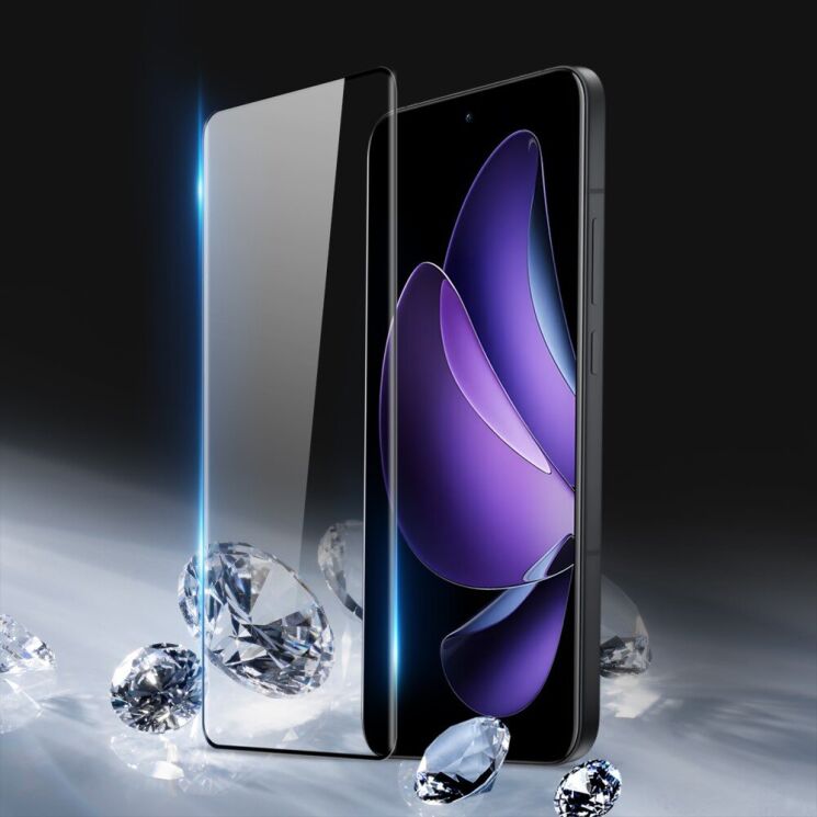 Защитное стекло DUX DUCIS Full Coverage для OPPO Reno 13 Pro 5G - Black: фото 2 из 7