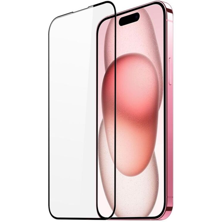 Защитное стекло DUX DUCIS Full Glue для Apple iPhone 15 - Black: фото 1 из 7