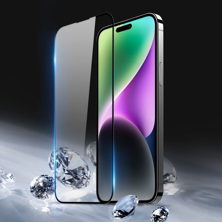 Защитное стекло DUX DUCIS Full Glue для Apple iPhone 15 - Black: фото 4 из 7