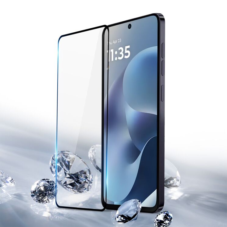 Захисне скло DUX DUCIS Full Glue для Motorola Moto G17 Power - Black: фото 2 з 7