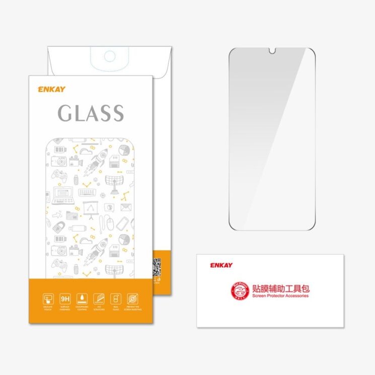 Защитное стекло ENKAY 0.26mm 9H для Xiaomi Redmi 14C / Redmi A4 5G / Poco C75: фото 6 из 6