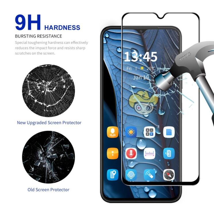 Защитное стекло ENKAY Easy Install Full Glue для Xiaomi Redmi A5 - Transparent: фото 4 из 9