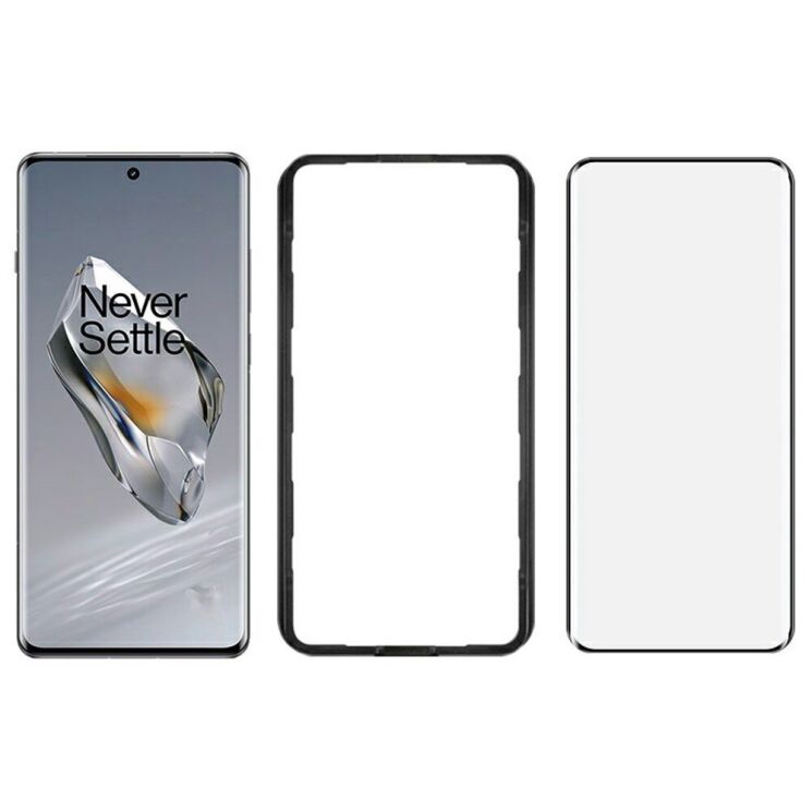 Защитное стекло IMAK 3D Curved Glass with Positioning Framework для OnePlus 12 - Black: фото 5 из 11