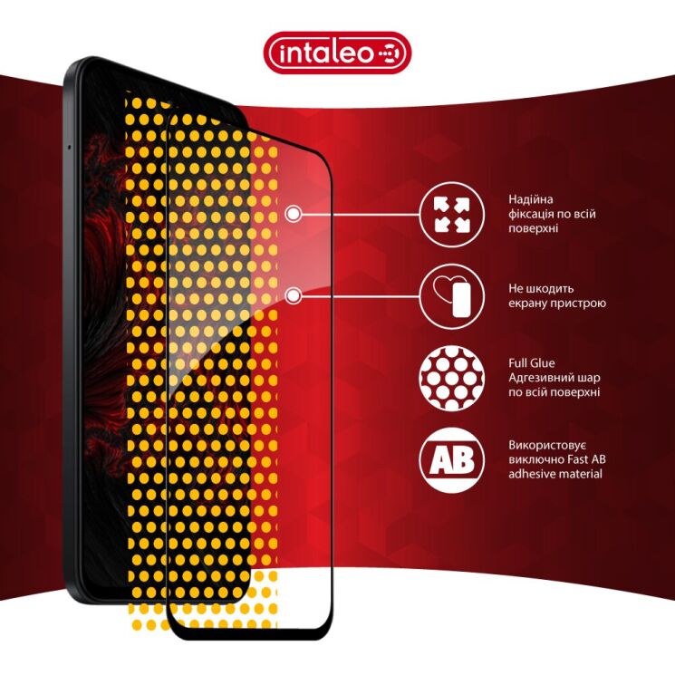 Захисне скло Intaleo Full Glue для Xiaomi Redmi 15 - Black: фото 7 з 8