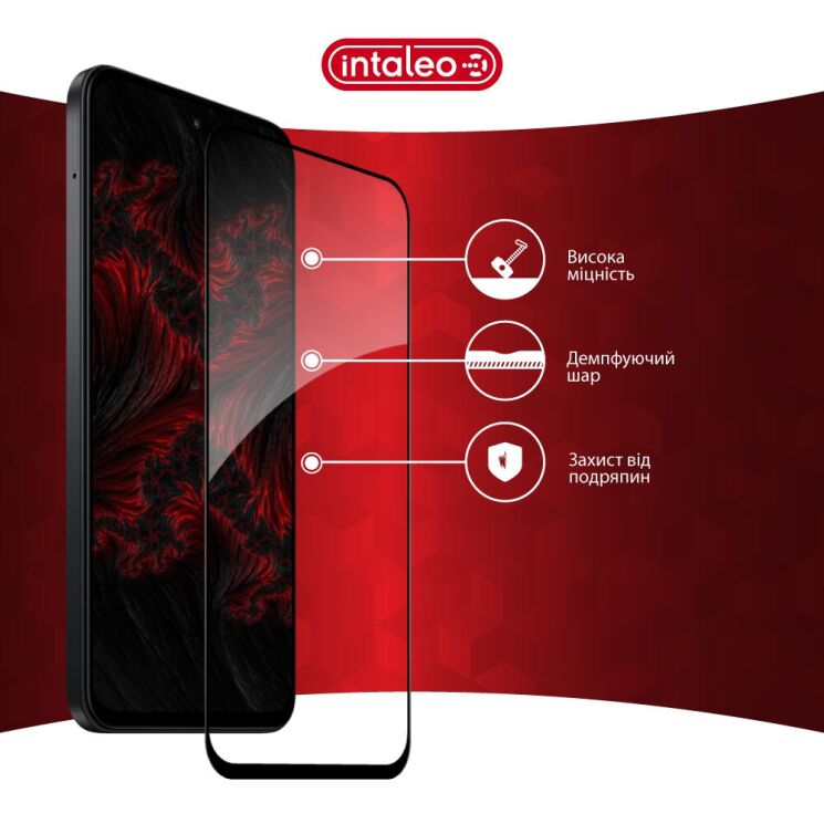 Захисне скло Intaleo Full Glue для Xiaomi Redmi 15 - Black: фото 5 з 8