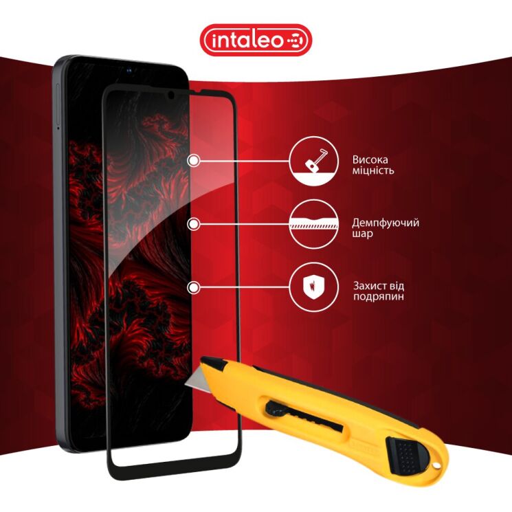 Захисне скло Intaleo Full Glue для ZTE Blade A36 - Black: фото 5 з 9