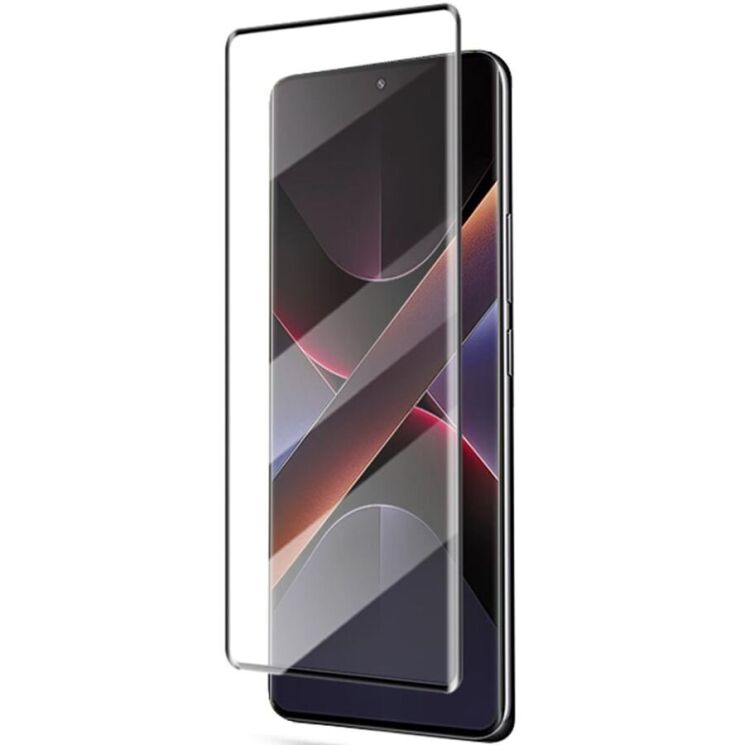 Защитное стекло MOCOLO 3D Curved Full Size для Xiaomi Poco X7 - Black: фото 2 из 9