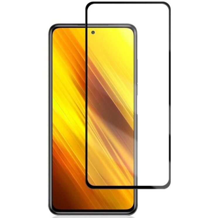 Защитное стекло MOCOLO Full Glue Cover для Xiaomi Poco X3 / Poco X3 Pro - Black: фото 1 из 6