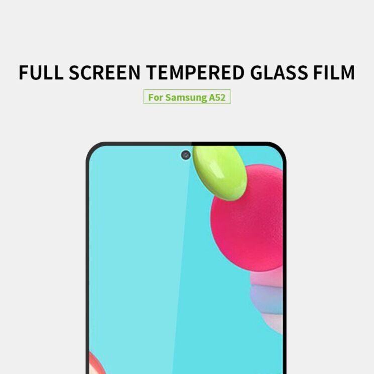 Захисне скло MOFI Full Glue Protect для Samsung Galaxy A52 (A525) / A52s (A528) - Black: фото 5 з 15
