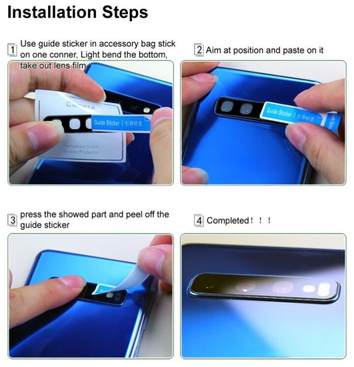 Защитное стекло на камеру IMAK Integrated Lens Protector для Motorola Edge 50 Ultra: фото 8 из 9