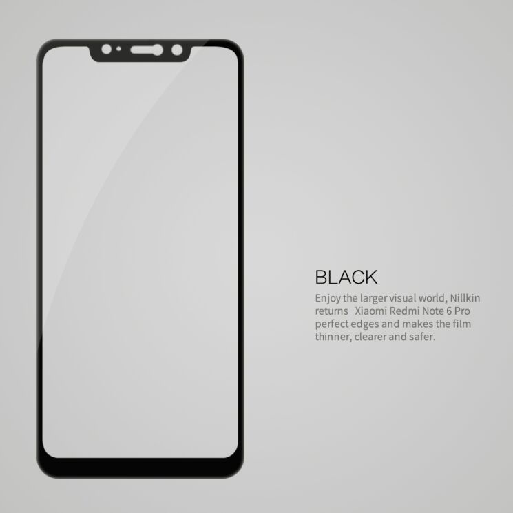Защитное стекло NILLKIN 3D CP+ для Xiaomi Redmi Note 6 / Note 6 Pro: фото 9 из 13