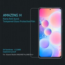 Защитное стекло NILLKIN Amazing H для Xiaomi Redmi K40 / K40 Pro / Mi 11i / Poco F3: фото 1 из 15