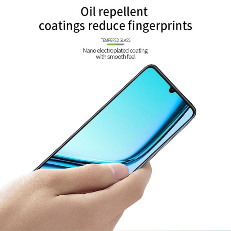 Защитное стекло PINWUYO Full Glue Cover для Realme Note 50 - Black: фото 9 из 13
