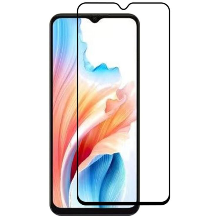 Защитное стекло RURIHAI Full Glue Screen Protect для OPPO A18 / A38 - Black: фото 1 из 8