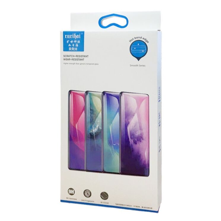 Захисне скло RURIHAI Side Glue для Honor Magic 6 Pro - Black: фото 6 з 6