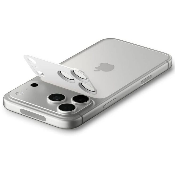 Захисне скло Spigen Optik Pro XL EZ Fit для iPhone 17 Pro Max (AGL10652) - Silver: фото 4 з 10