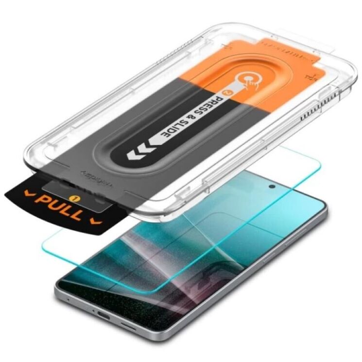 Захисне скло Spigen (SGP) Glas.tR EZ Fit Pro для Samsung Galaxy S25 Edge (S937) AGL09411: фото 2 з 13