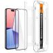 Защитное стекло Spigen (SGP) Glas.tR SLIM HD для Apple iPhone 15 Pro Max - Black (349625B). Фото 3 из 13