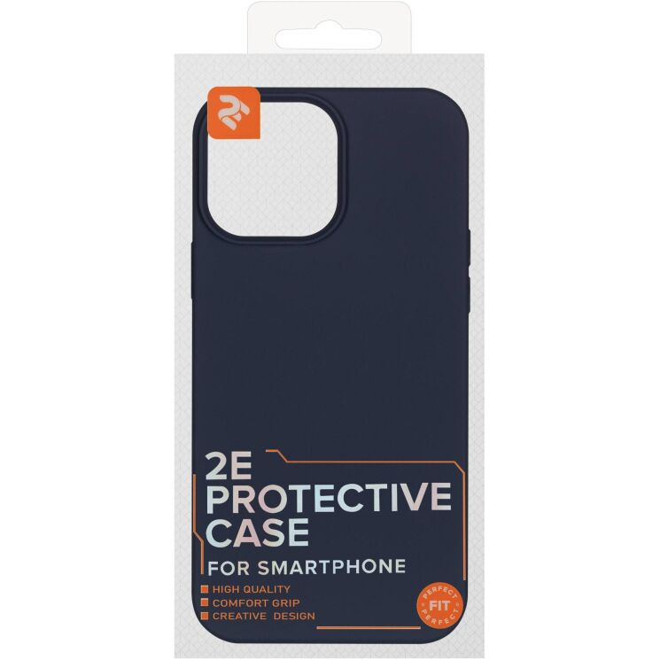 Захисний чохол 2Е Liquid Silicone для iPhone 14 Pro Max - Dark Blue: фото 3 з 3
