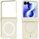 Захисний чохол ABEEL Lyra Skin with MagSafe (FF) для Samsung Galaxy Flip 8 - Beige (423526E). Фото 1 з 6