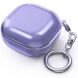 Защитный чехол AHASTYLE Crystal Case для Samsung Galaxy Buds Live / Buds Pro / Buds 2 / Buds 2 Pro / Buds FE - Transparent Purple (267829V). Фото 1 из 7
