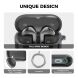 Защитный чехол AHASTYLE WG162 для Samsung Galaxy Buds 3 / Buds 3 Pro - Transparent Black (360931H). Фото 2 из 7