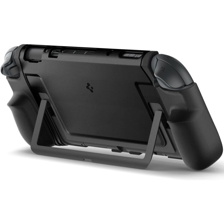 Захисний чохол Caseology Dual Grip by Spigen для Nintendo Switch 2 (ACS09310) - Black: фото 1 з 8