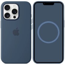Захисний чохол Copiex Silicone Case with MagSafe для iPhone 16 Pro Max - Denim: фото 1 з 4