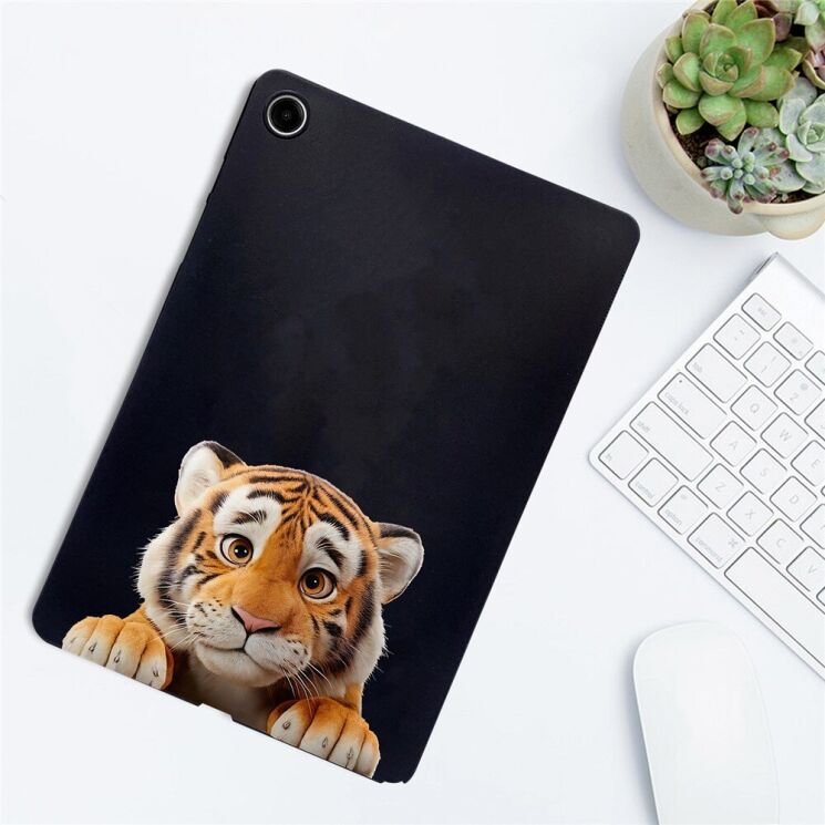 Захисний чохол Deexe Animal Series для Samsung Galaxy Tab A9 Plus (X210/216) - Little Tiger: фото 3 з 5
