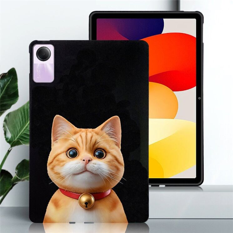 Захисний чохол Deexe Animal Series для Xiaomi Redmi Pad SE - Shorthair Cat: фото 2 з 5