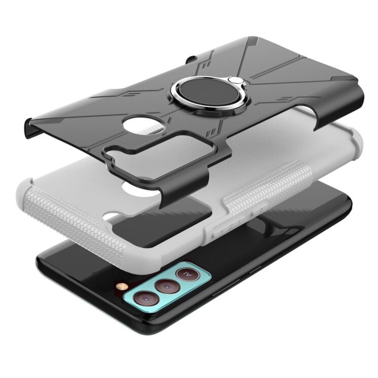 Защитный чехол Deexe Armor Bear для Tecno POP 5 LTE (BD4i) - White: фото 4 из 10
