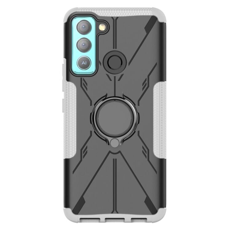 Защитный чехол Deexe Armor Bear для Tecno POP 5 LTE (BD4i) - White: фото 2 из 10