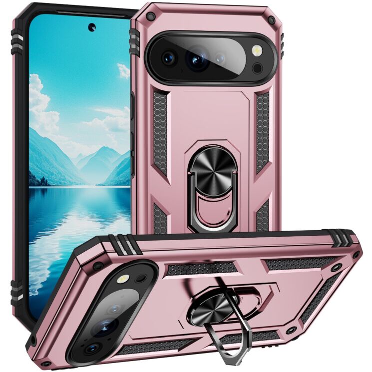 Захисний чохол Deexe Armor Case для Google Pixel 10 / 10 Pro - Rose Gold: фото 1 з 7
