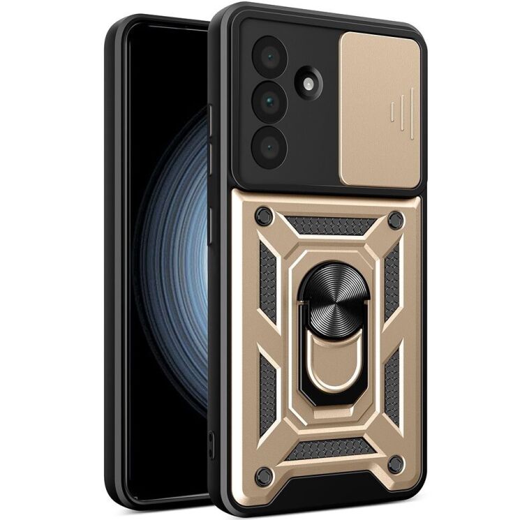Защитный чехол Deexe Armor Shield для Samsung Galaxy A36 (A366) - Gold: фото 1 из 9