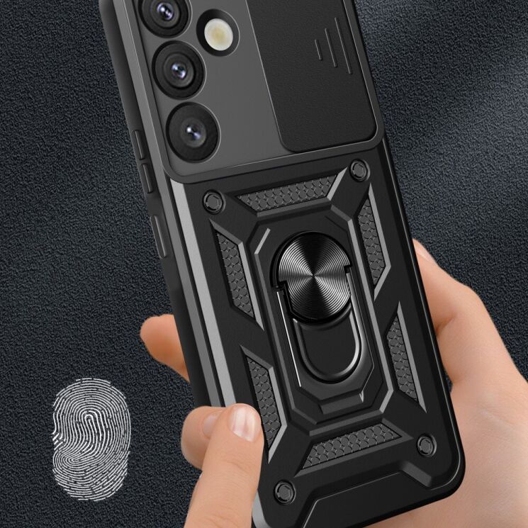 Защитный чехол Deexe Armor Shield для Samsung Galaxy S25 Plus (S936) - Silver: фото 8 из 10
