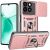 Защитный чехол Deexe Armor Shield для ZTE Blade A35 / A55 - Rose Gold: фото 1 из 10