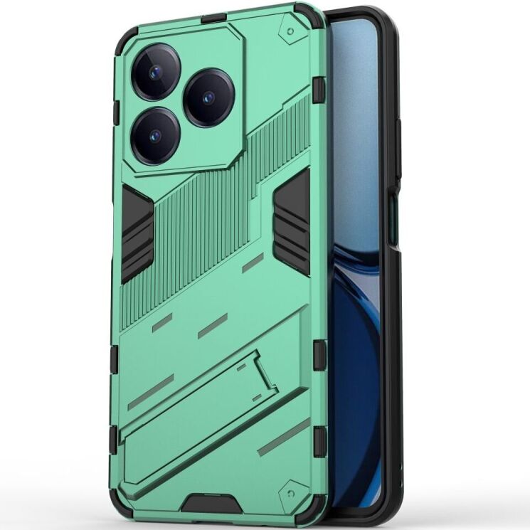 Защитный чехол Deexe Bibercas для Realme C63 / C61 - Green: фото 2 из 8