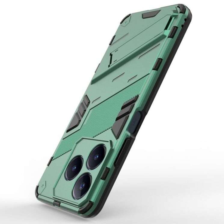 Защитный чехол Deexe Bibercas для Realme C63 / C61 - Green: фото 4 из 8