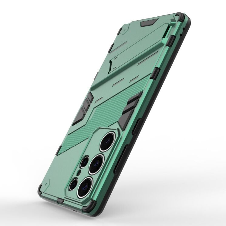 Захисний чохол Deexe Bibercas для Samsung Galaxy S25 Ultra (S938) - Green: фото 3 з 7
