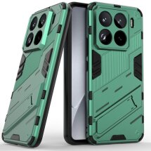 Защитный чехол Deexe Bibercas для Xiaomi 15 Pro - Green: фото 1 из 7