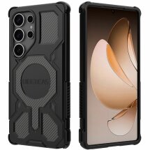 Защитный чехол Deexe Bibercas J-16 Series для Samsung Galaxy S25 Ultra (S938) - Black: фото 1 из 7