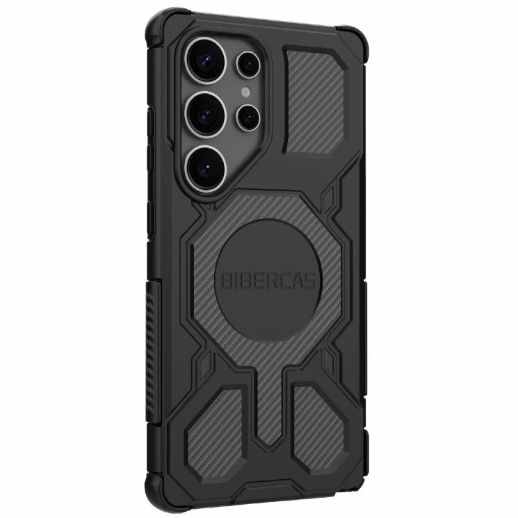 Захисний чохол Deexe Bibercas J-16 Series для Samsung Galaxy S25 Ultra (S938) - Black: фото 3 з 7
