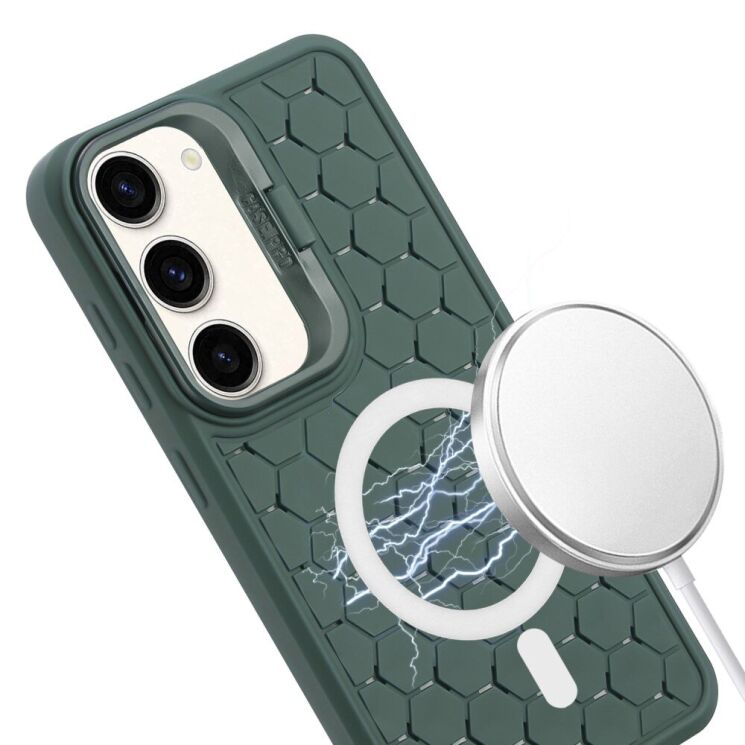 Защитный чехол Deexe CasePro with MagSafe для Samsung Galaxy S23 (S911) - Army Green: фото 4 из 6