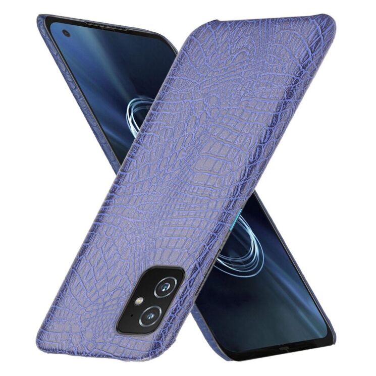 Захисний чохол Deexe Croco Style для ASUS Zenfone 8 (ZS590KS) - Purple: фото 2 з 6